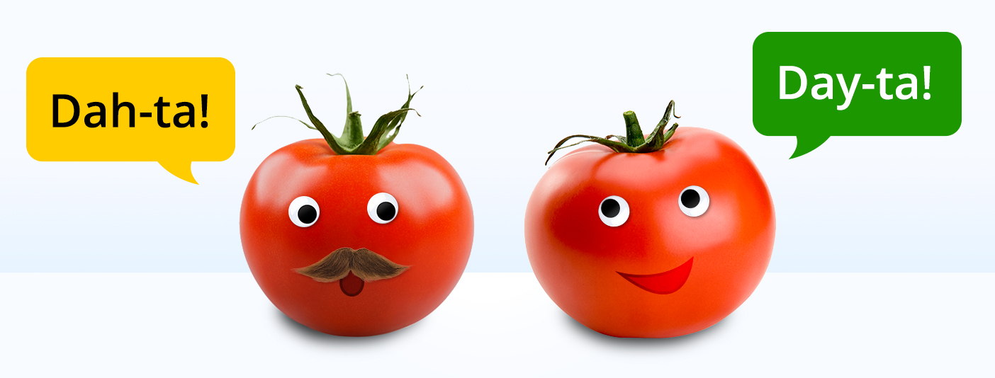 How tomatoes do we have. American vs British Tomato pronunciation.